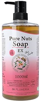 ピュアナッツソープ・プルメリア 1000ml 4本セット Amazon | ナチュラセラ ピュアナッツソープEX プルメリア 1L 〈W